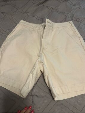 Patagonia Cream Flat-Front Women's Shorts